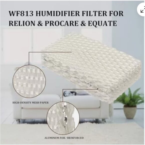 WF813 Humidifier Filters for Relion Think Crucial 4 Pack Humidifier Filters - Picture 3 of 9